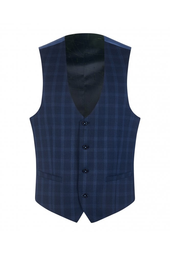 Lazio Mix and Match Waistcoat - Dark Blue