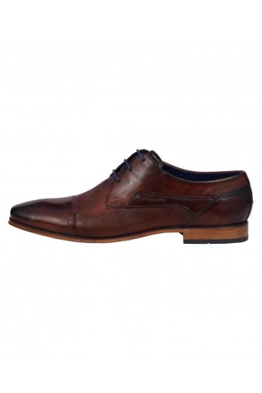 Leather Lace Up Derby Shoes – Brown