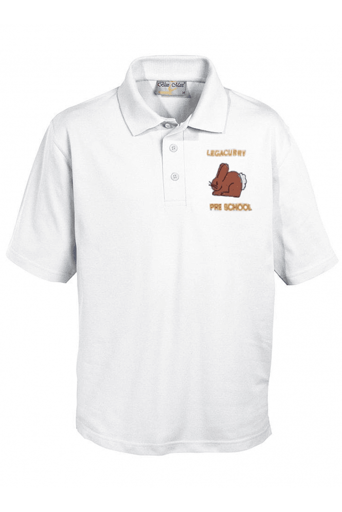 Legacurry Pre-School Polo - White