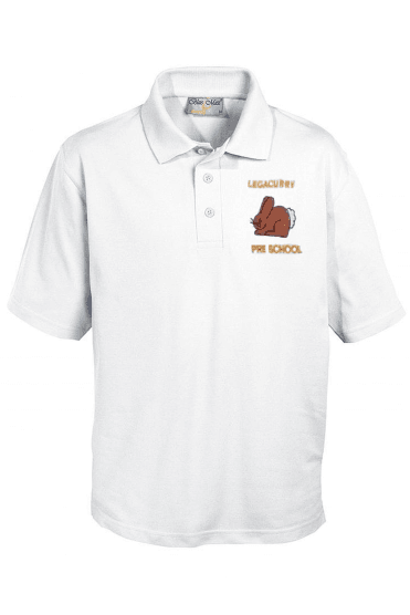 Legacurry Pre-School Polo - White