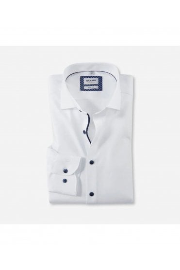 Level 5 Body Fit Business Shirt – White