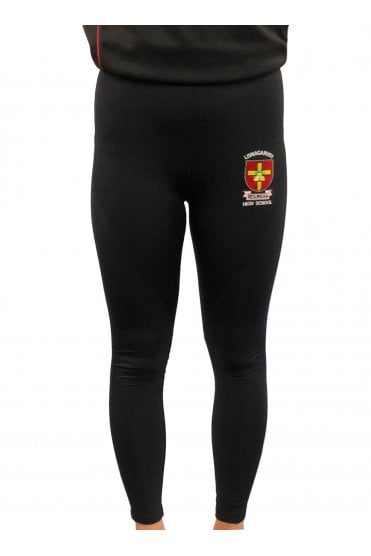 Lisnagarvey Girls Sport Leggings - Black
