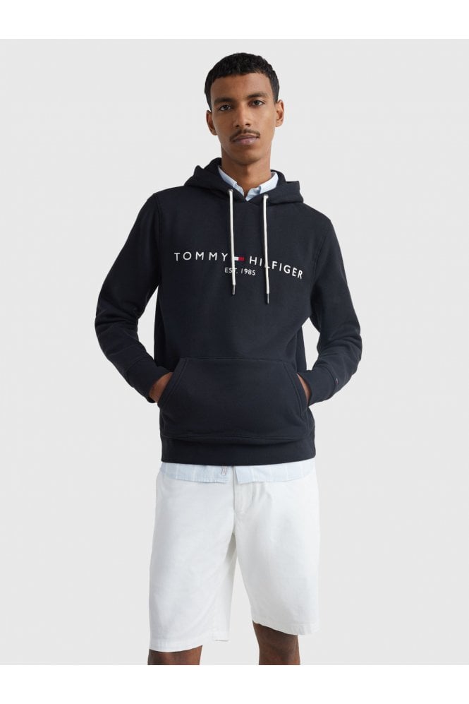 Logo Flex Fleece Hoody - Jet Black