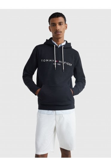 Logo Flex Fleece Hoody - Jet Black