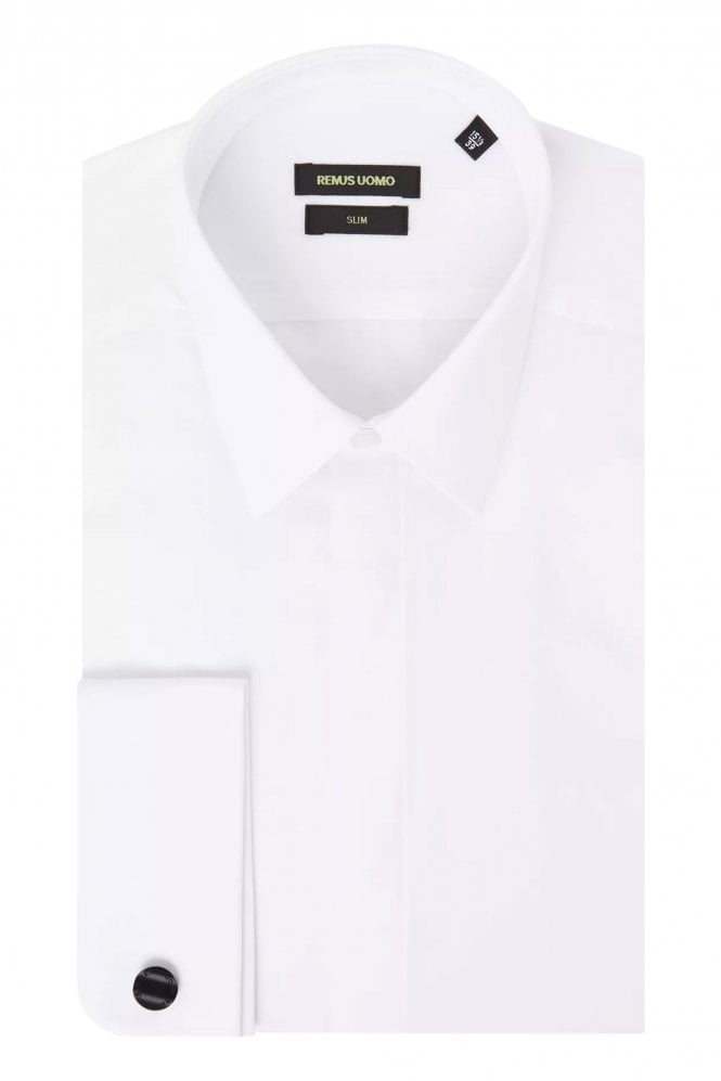 Long Sleeve Formal Shirt - White