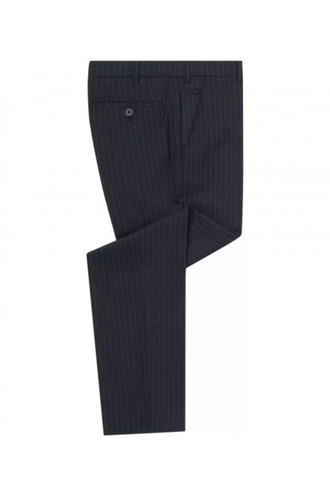 Lucian Stripe Suit Trousers – Navy