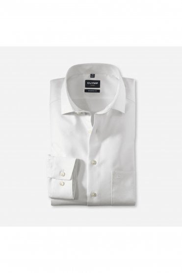 Luxor Modern Fit Business Shirt – White