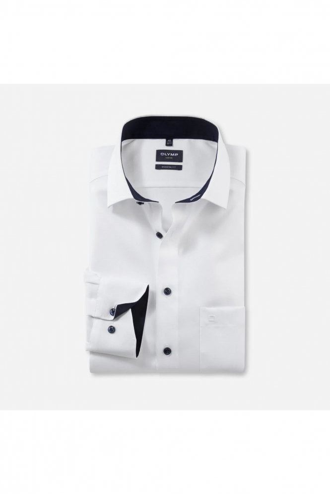 Luxor Modern Fit Business Shirt – White