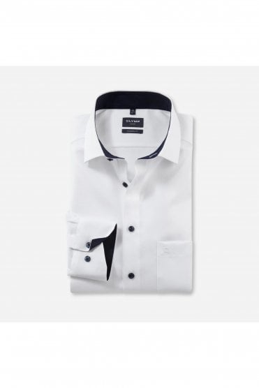 Luxor Modern Fit Business Shirt – White
