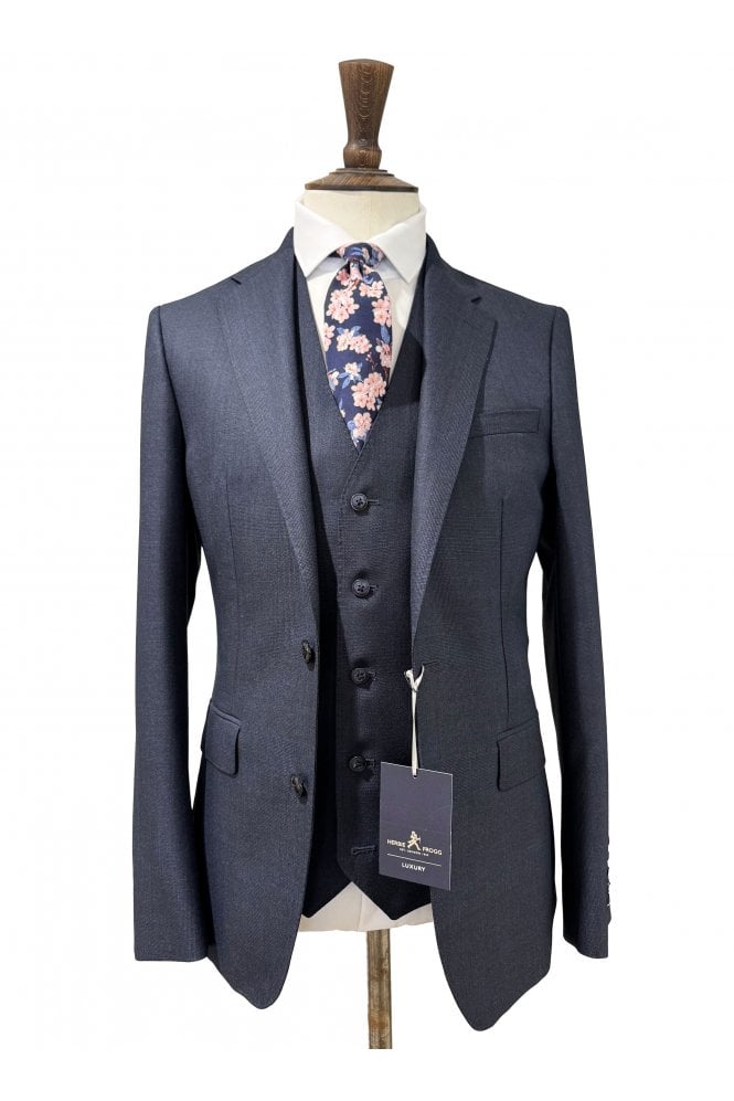 Luxury 3 Piece Suit - Navy
