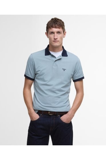 Lynmouth Tipped Tailored Fit Polo Shirt – Lead