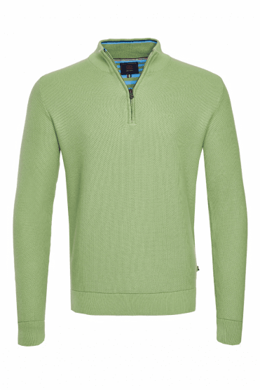 Lyon 1/4 Zip Jumper - Sage