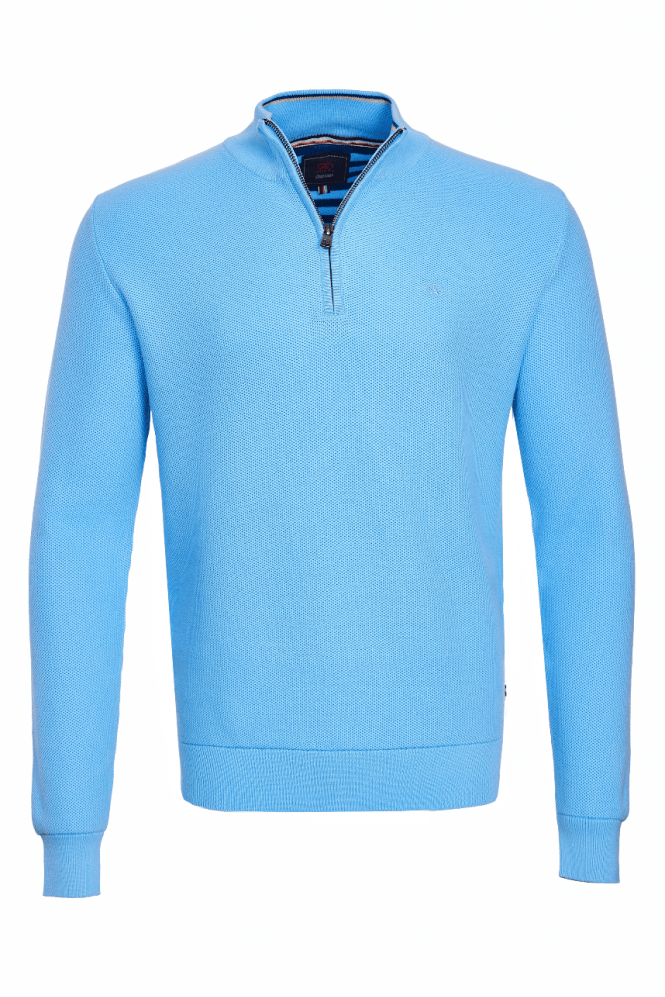 Lyon 1/4 Zip Jumper - Sky