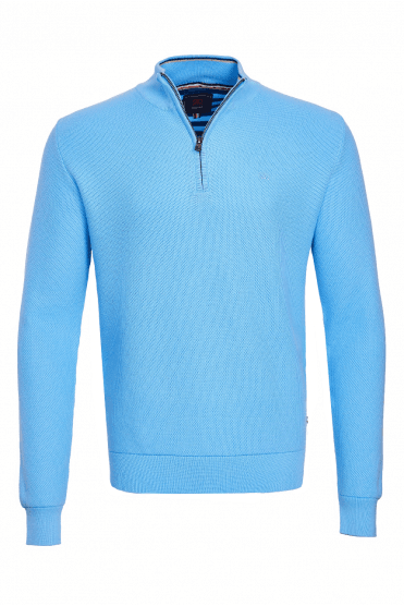 Lyon 1/4 Zip Jumper - Sky