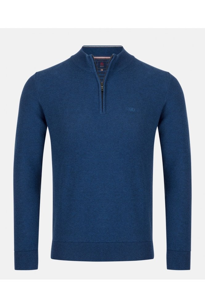 Madrid Quarter Zip Jumper – Ink
