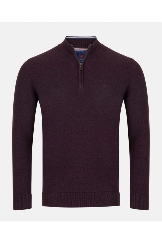 Madrid Quarter Zip Jumper – Port