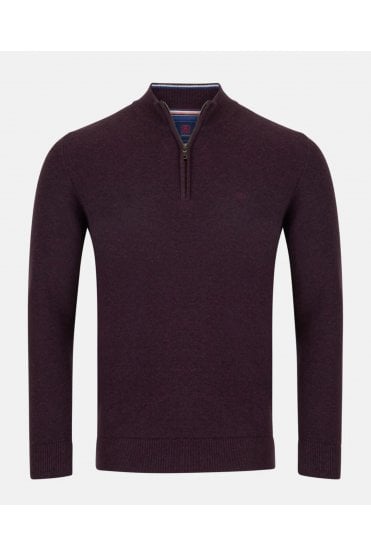 Madrid Quarter Zip Jumper – Port