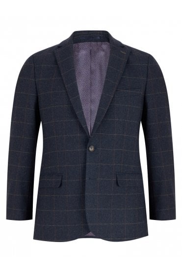 Marseille Wool-Blend Jacket - Navy