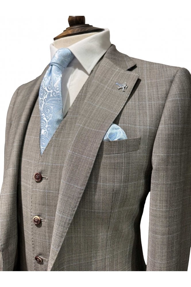 Mayfair 3 Piece Suit - Brown