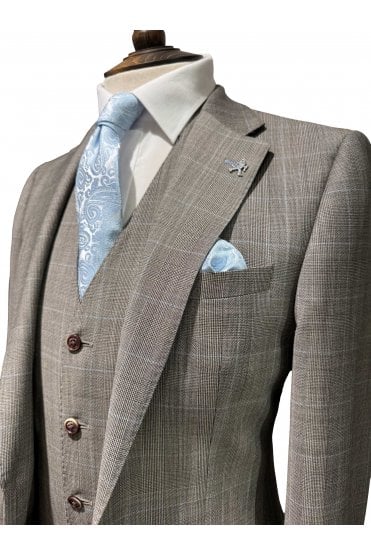 Mayfair 3 Piece Suit - Brown