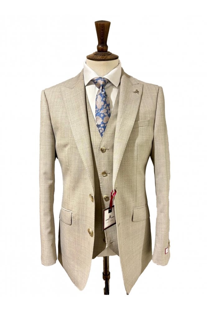 Mayfair 3 Piece Suit – Stone