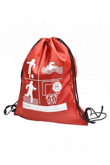 Printed Gymbag - Red