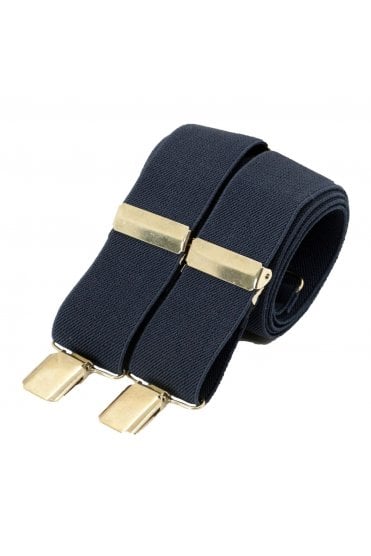 Mens Braces - Navy