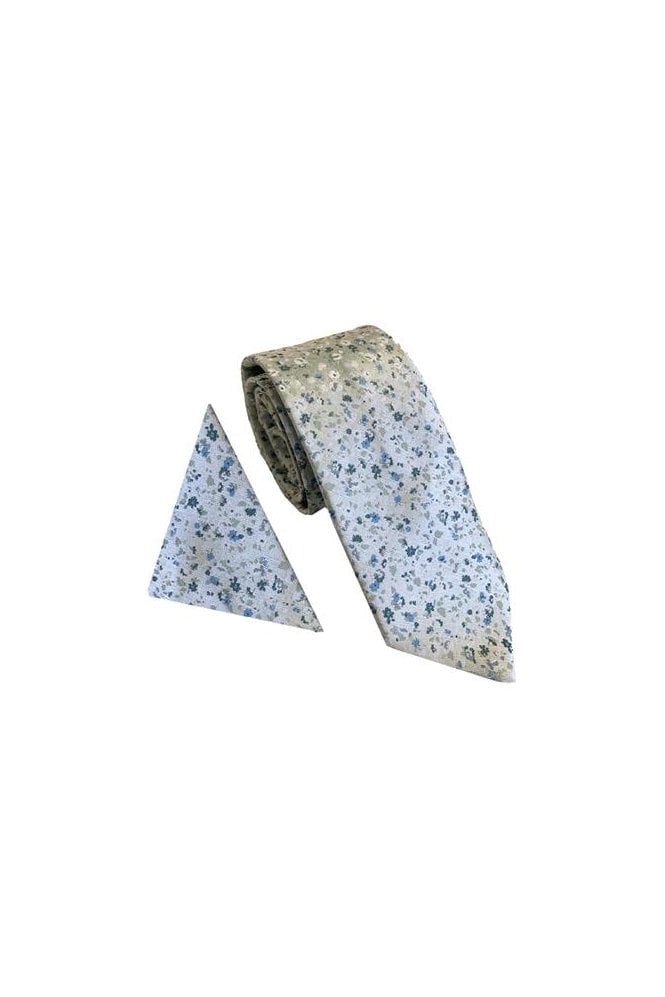 Mini Floral Tie Set – Mint Green