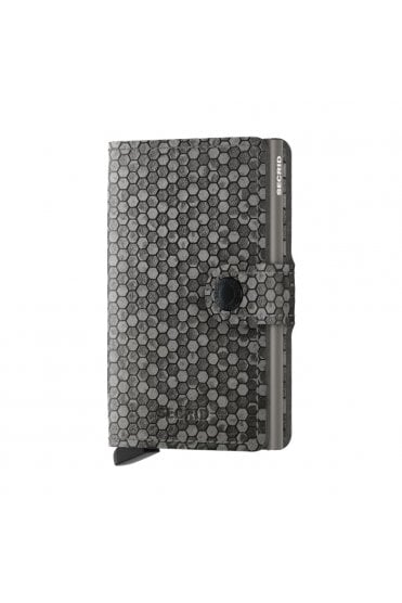 Miniwallet Hexagon - Grey