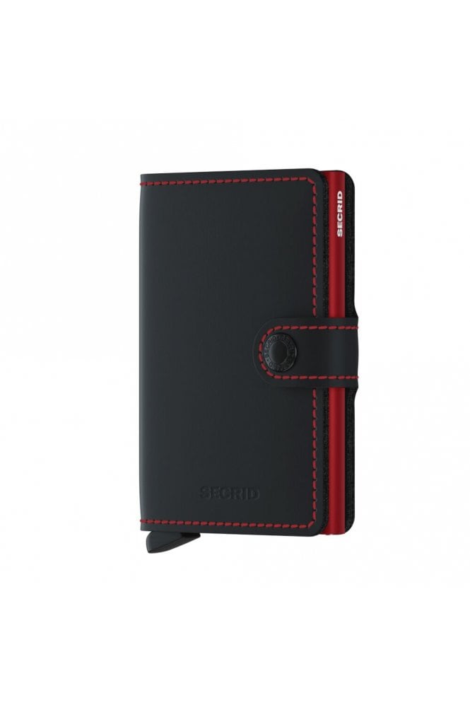 Miniwallet Matte - Black + Red