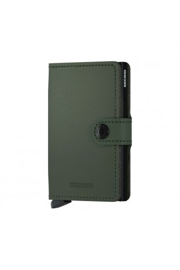 Miniwallet Matte - Green + Black