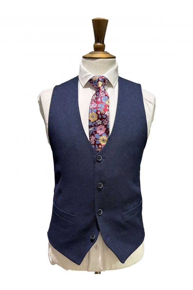 Mix and Match Suit Waistcoat - Blue