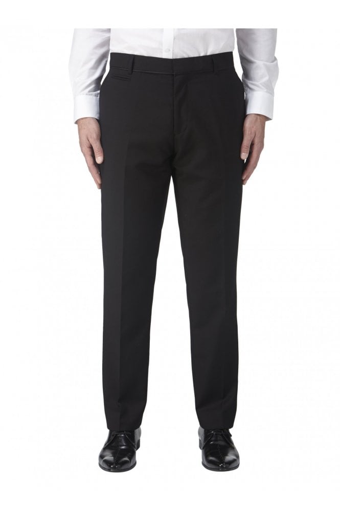 Mix and Match Tapered Dinner Trousers - Black