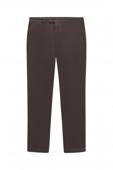 Modern Fit Casual Chino Trouser – Brown