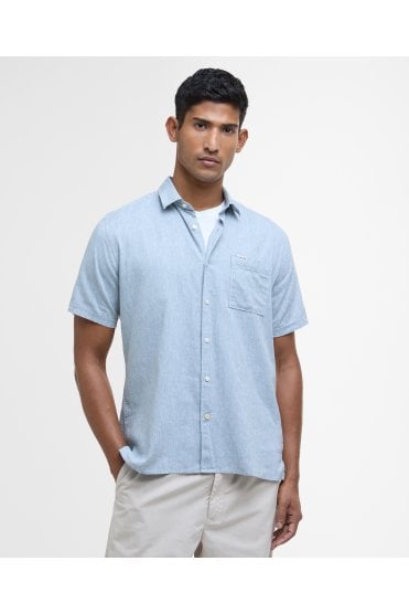 Nelson Regular Short-Sleeved Shirt – Lead