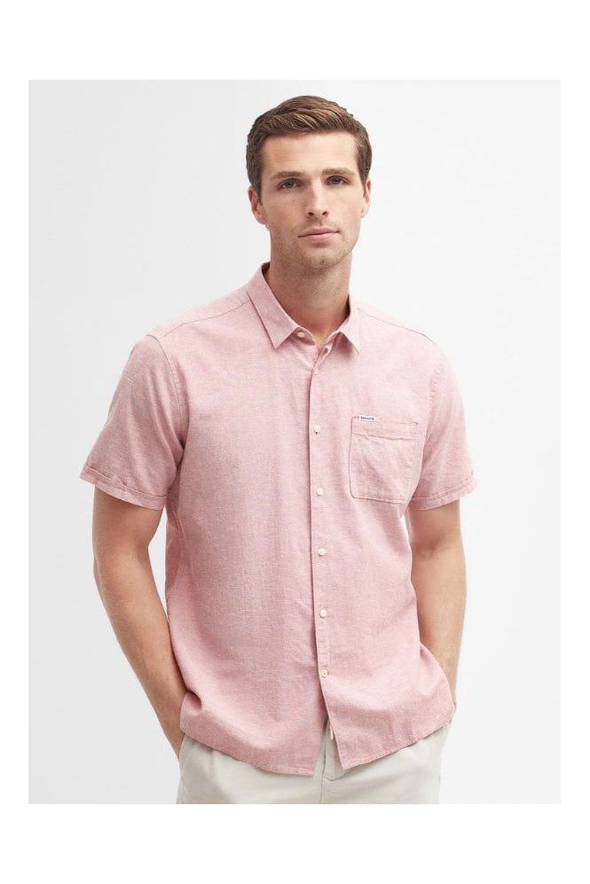 Nelson Short-Sleeved Regular Shirt – Pink Clay