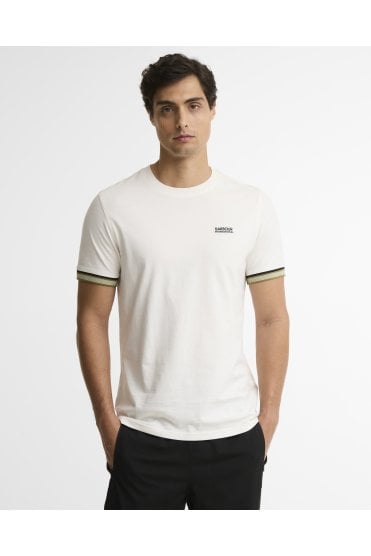 Newport Tipped T-Shirt – Whisper White
