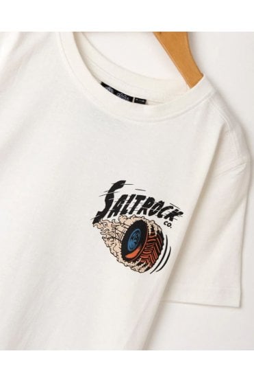 No Road No Problem Kids Short Sleeve T-Shirt – White