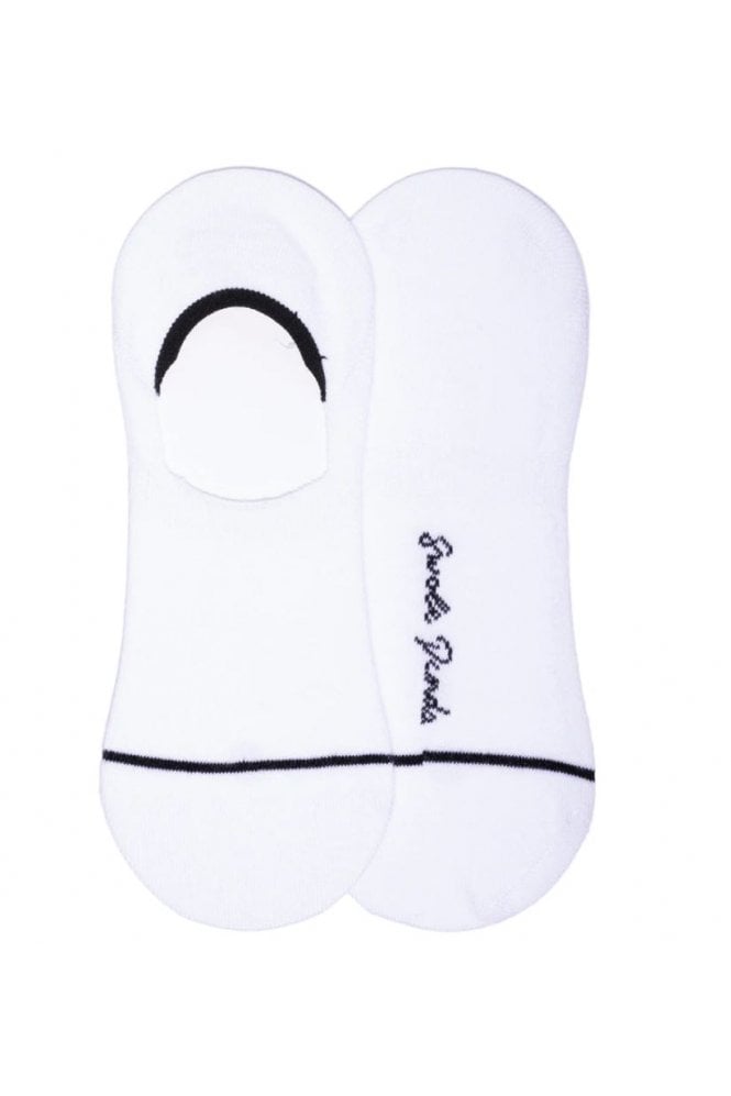 No-Show Bamboo Socks – White