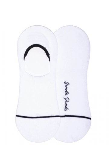 No-Show Bamboo Socks – White