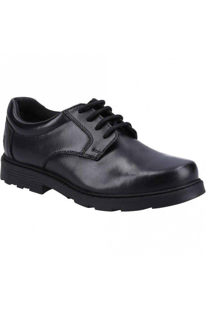 Oliver Lace Up Leather Shoes - Black