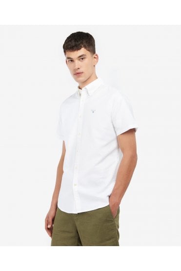 Oxford Short Sleeve Tailored Shirt – Classic White
