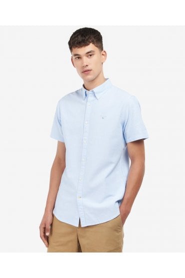 Oxford Short Sleeve Tailored Shirt – Sky Blue