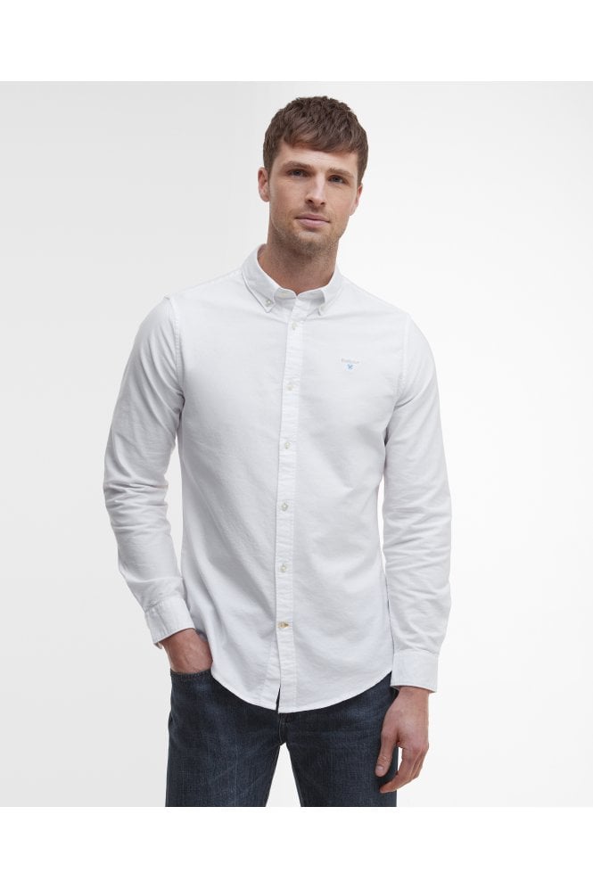 Oxford Tailored Long-Sleeved Shirt – Classic White
