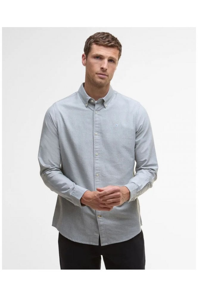 Oxford Tailored Long-Sleeved Shirt – Thyme