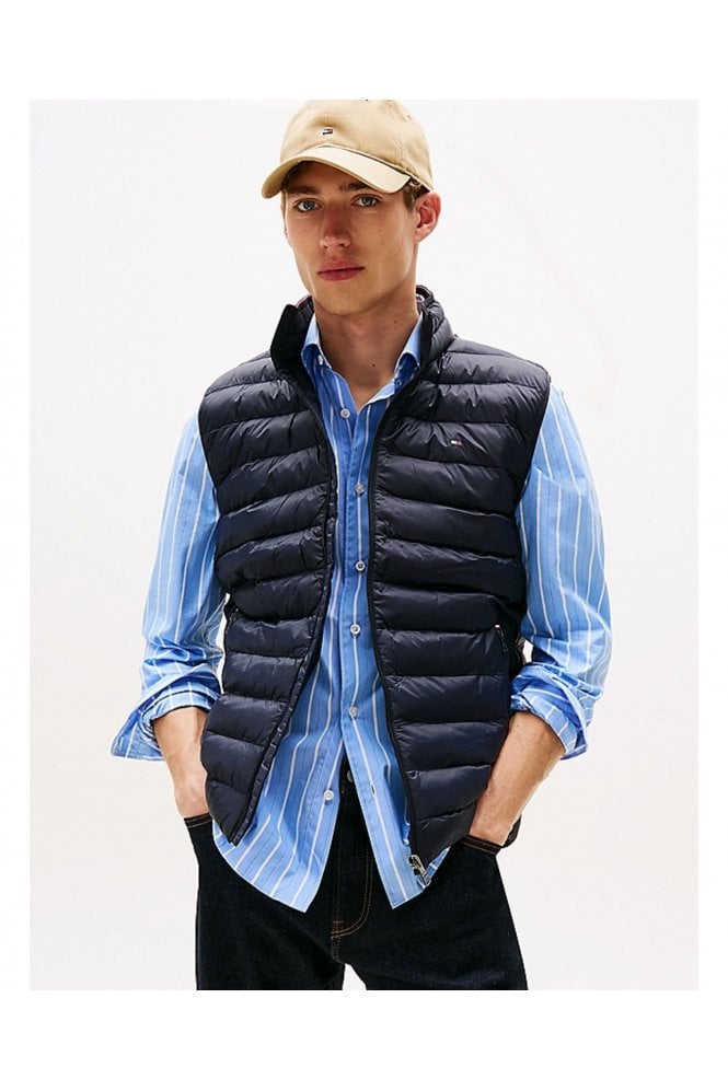 Packable Quilted Gilet – Dark Blue