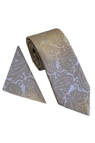 Paisley Tie Set - Cava