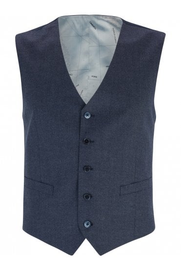Palucci Mix & Match Suit Waistcoat - Blue Grey