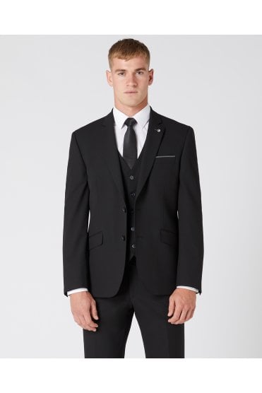 Palucci Tapered Fit Mix and Match Jacket - Black
