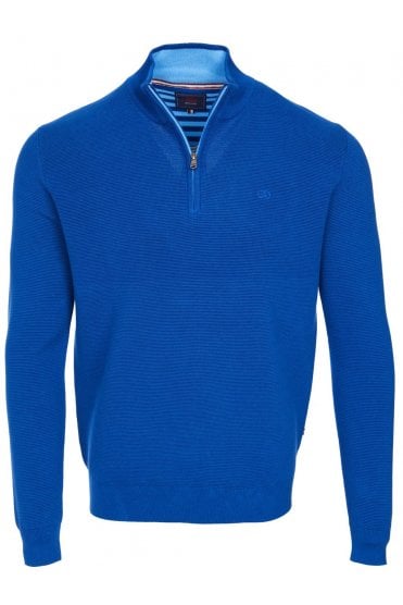 Paris 1/4 Zip Neck Jumper – Ink